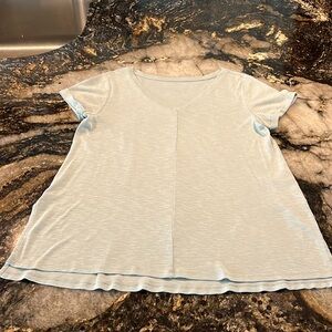 J JILL Pima cotton v neck hi low short sleeve tunic. SKU CI 7